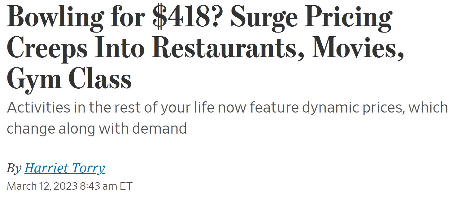 Surge pricing on everything. – Big Stick Physics